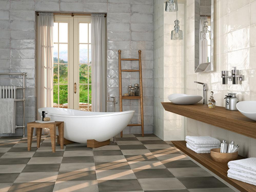 Плитка керамическая Cifre Montblanc Smart Blue настенная 20х50